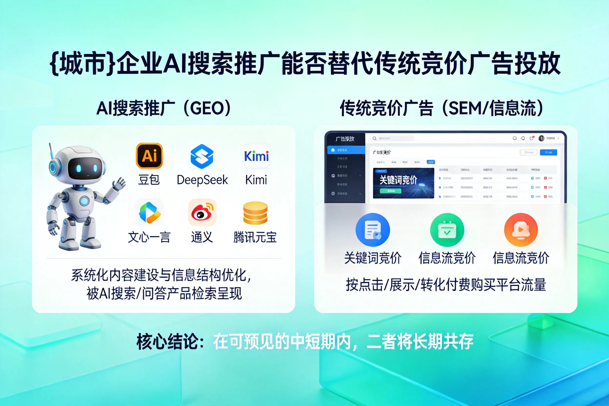 贵港企业AI搜索推广能否替代传统竞价广告投放