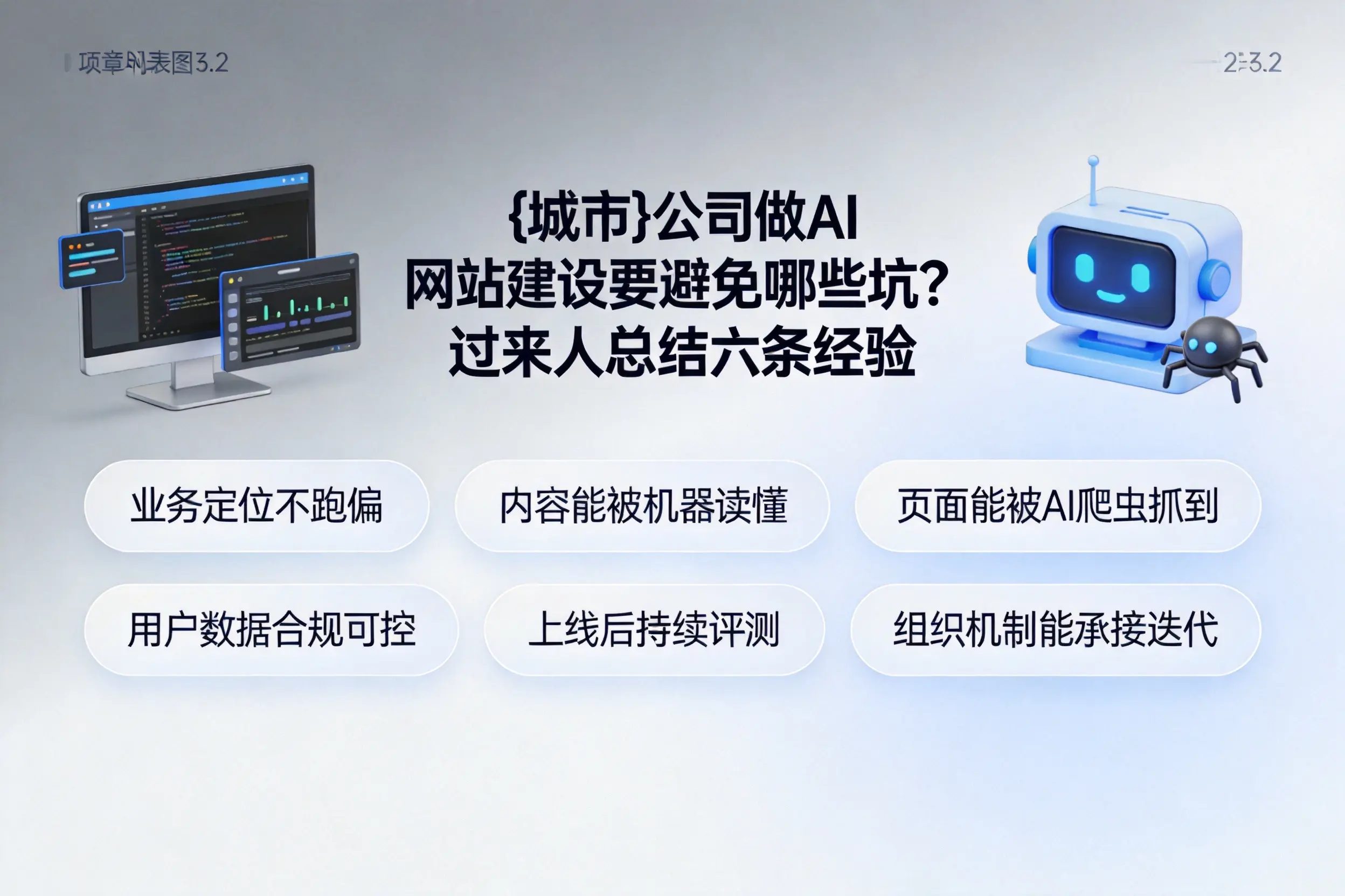 贵港公司做AI网站建设要避免哪些坑？过来人总结六条经验
