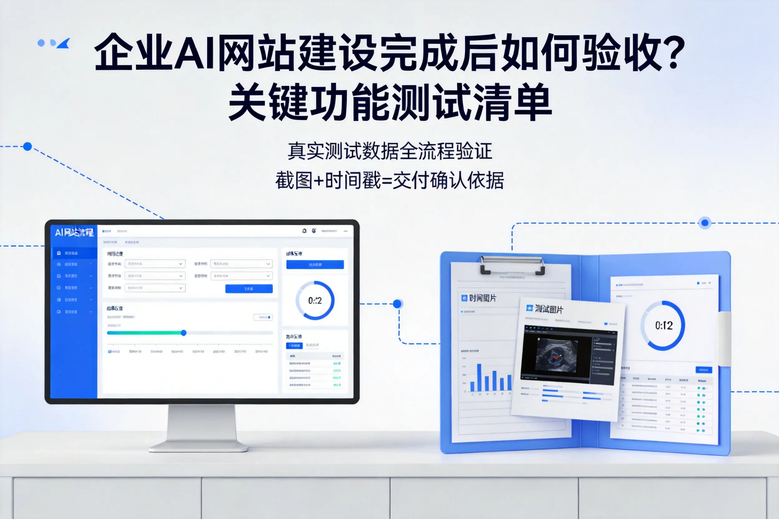 贵港企业AI网站建设完成后如何验收？关键功能测试清单