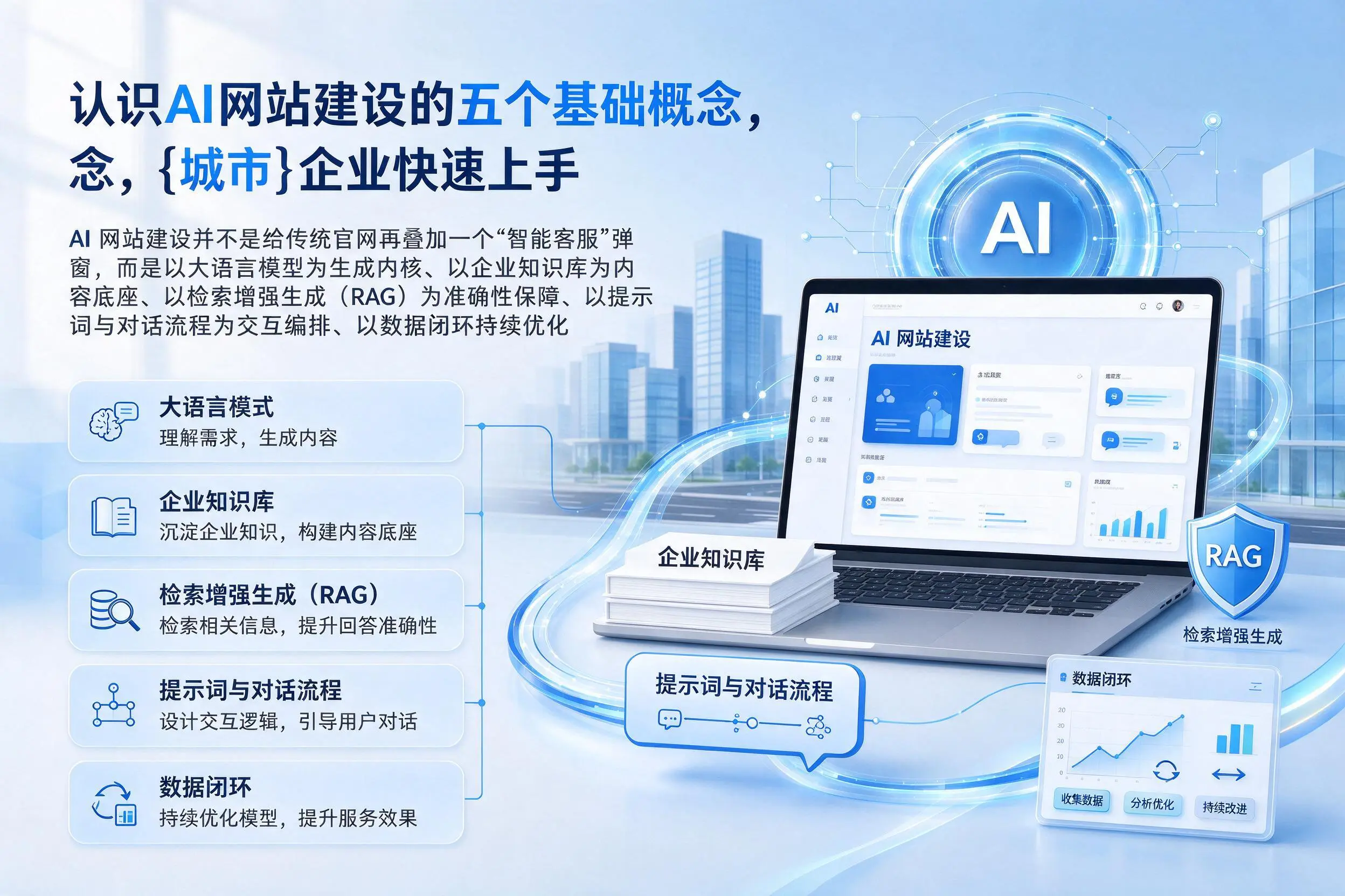 认识AI网站建设的五个基础概念，贵港企业快速上手