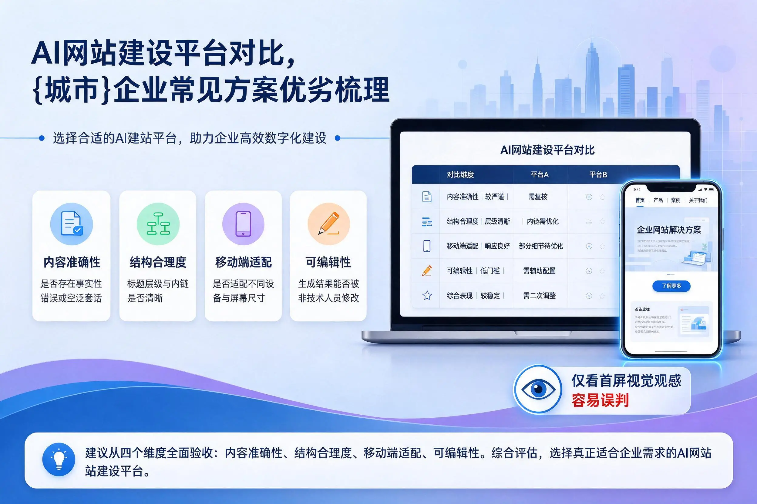 AI网站建设平台对比，贵港企业常见方案优劣梳理