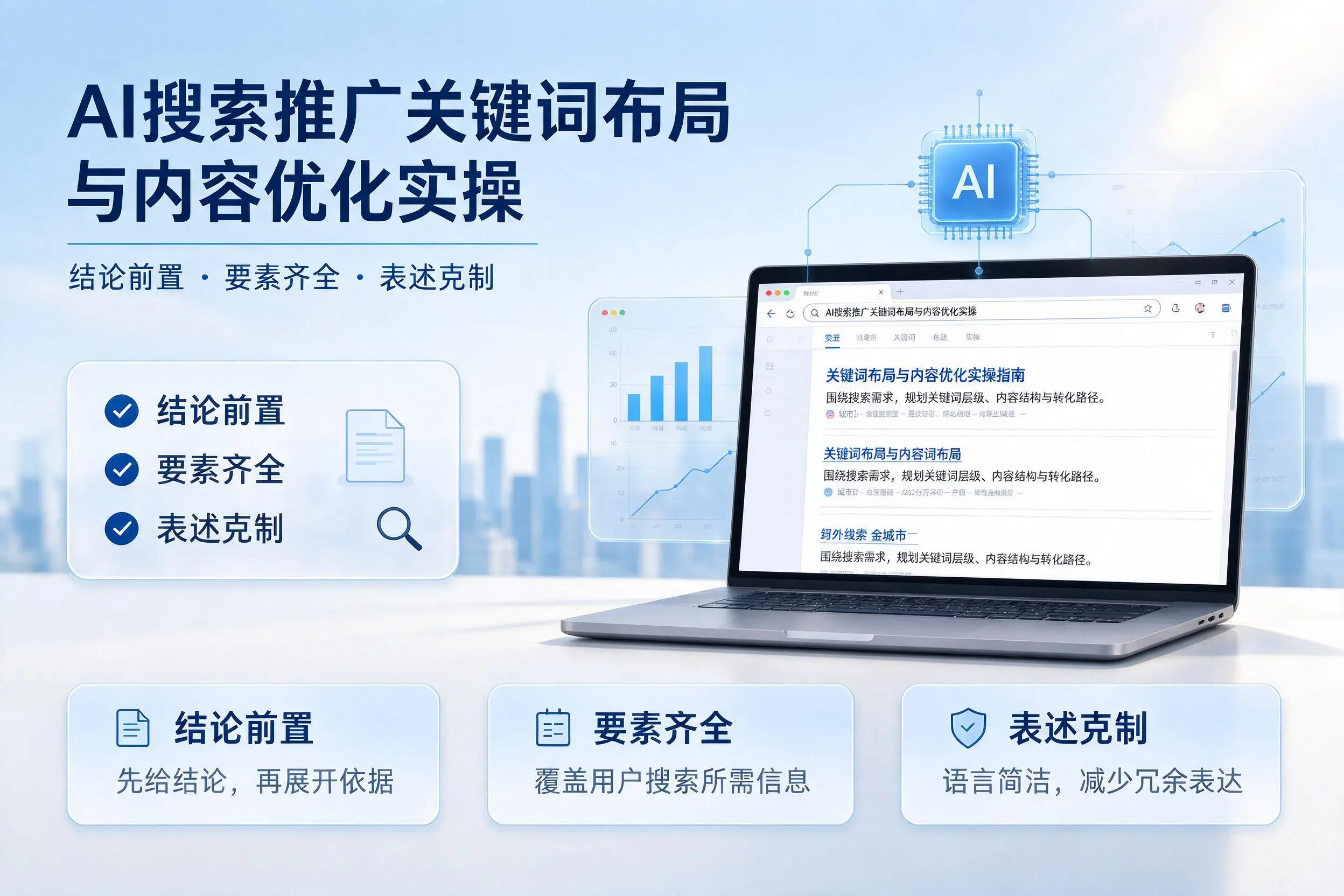 贵港AI搜索推广关键词布局与内容优化实操