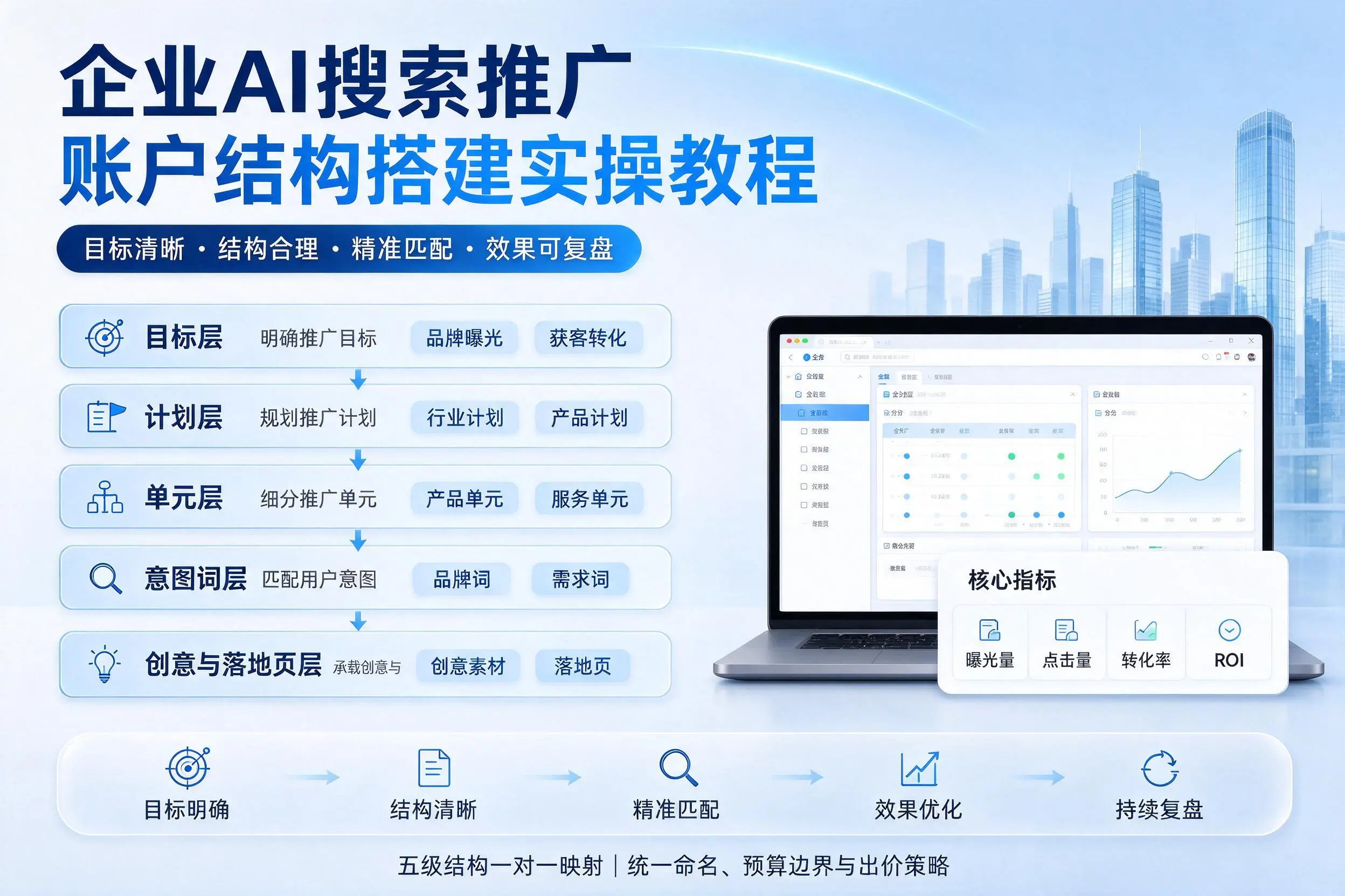 贵港企业AI搜索推广账户结构搭建实操教程